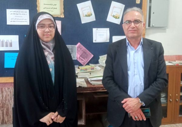 بازدید مدیر اداره ناحیه یک از دبیرستان گلشن آزادی