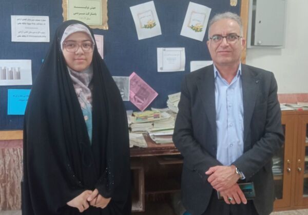 بازدید مدیر اداره ناحیه یک از دبیرستان گلشن آزادی