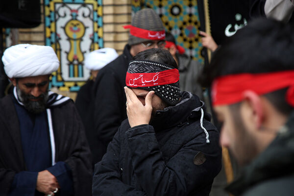 مراسم عزاداری سالروز شهادت امام هادی(ع) در حرم حضرت معصومه(س)