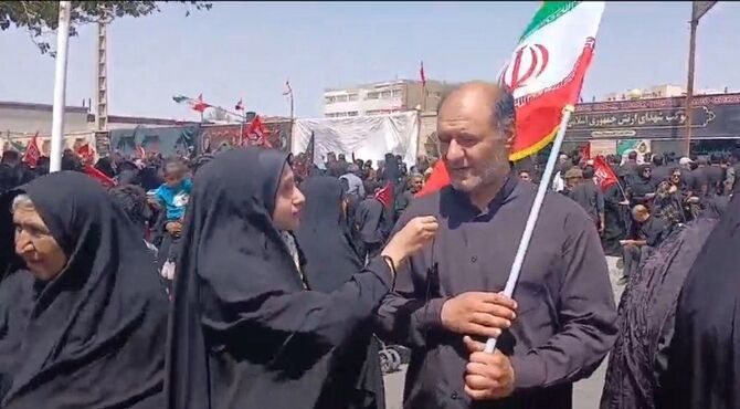 پیاده‌روی جاماندگان اربعین در بیرجند