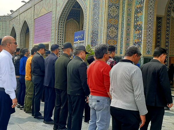 تشییع پیکر شهدای نیروی انتظامی مشهد مقدس