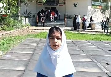 دانش آموزان گالیکش در اربعین شهدای میناب