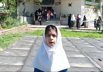 دانش آموزان گالیکش در اربعین شهدای میناب