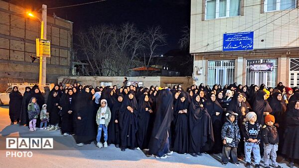 حضور حماسی مردم روستای مارکده 