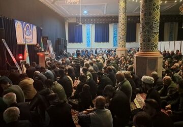 مراسم سوگواری قائد امت