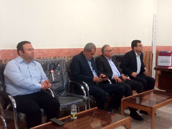 بازدید مدیر اداره ناحیه یک از دبیرستان گلشن آزادی