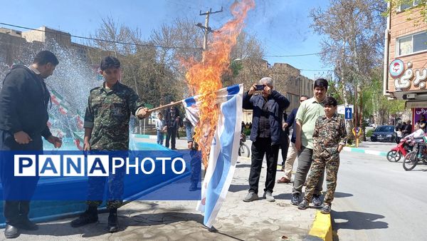 حضور پرشور مردم فلاورجان در راهپیمایی روز قدس