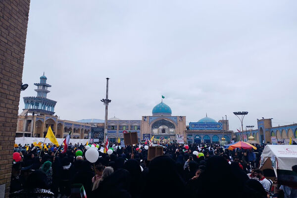 راهپیمایی استکبارستیزی شهرستان پیشوا در روز دانش‌آموز