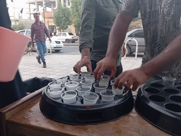سوگ خورشید خراسان در حاجی‌آباد عزاداری شهادت امام رضا(ع)