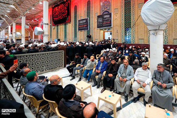 مراسم یزرگداشت شهادت رهبر انقلاب در نجف و کربلا