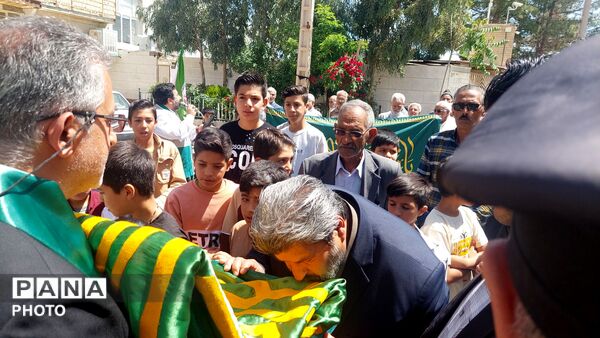 کاروان «در پناه خورشید» میهمان رزق‌آباد کاشمر شد