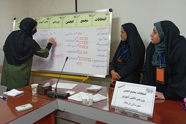 انتخابات مجمع انجمن ورزش دانش آموزی شهرستان قرچک