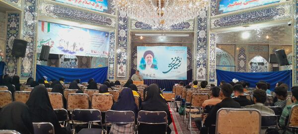 بزرگداشت شهید رئیسی با حضور پیشتازان سازمان دانش‌آموزی