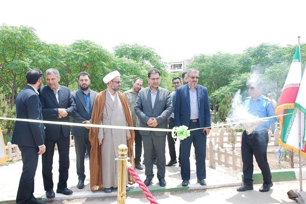 افتتاح نمایشگاه دهه ولایت در بوستان زیتون شهر قیامدشت
