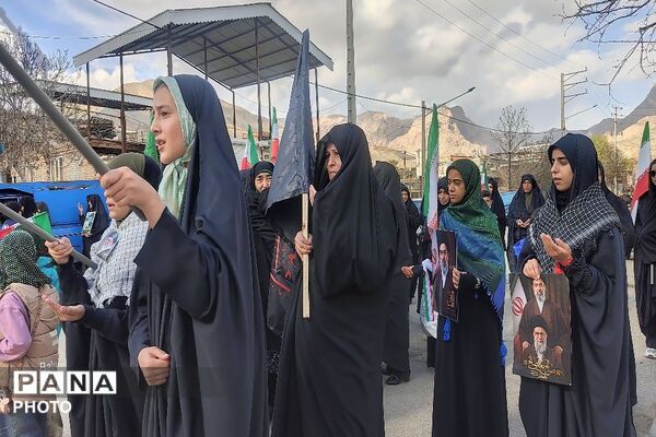 راهپیمایی اربعین شهادت قائد امت در شهر بار نیشابور-۲