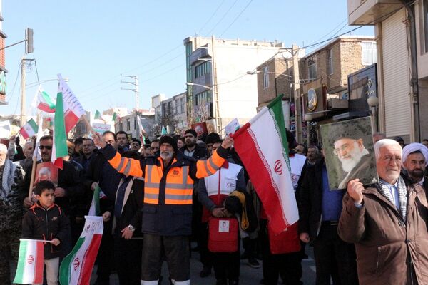 راهپیمایی محکومیت اقدامات تروریستی آمریکا و رژیم صهیونیستی در شهرستان فیروزکوه