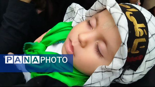 همایش شیرخوارگان حسینی با حضور خیل عظیمی از عزاداران در فاروج 