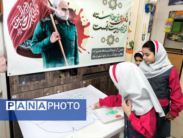 پویش «دست‌های کوچک، پیمان بزرگ» در دبستان سارا شهرستان ملارد 