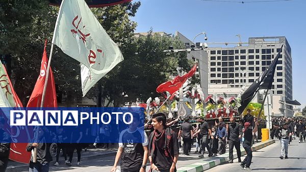 جاماندگان اربعین حسینی در مسیر حرم مطهر امام مهربانی