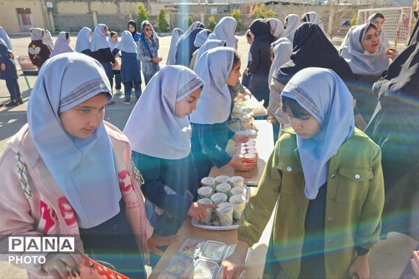 بازارچه دانش‌آموزی در دبستان ظریف کار فرد 2 شیراز