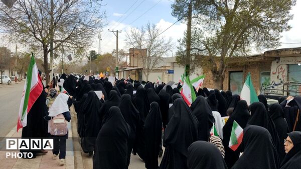 حضور مردم کوهنانی در راهپیمایی روز قدس