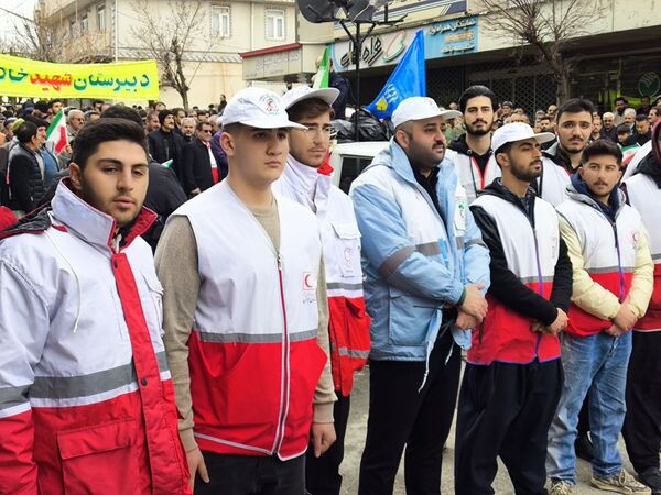 شکوه حضور مردم بانه در راهپیمایی 22 بهمن