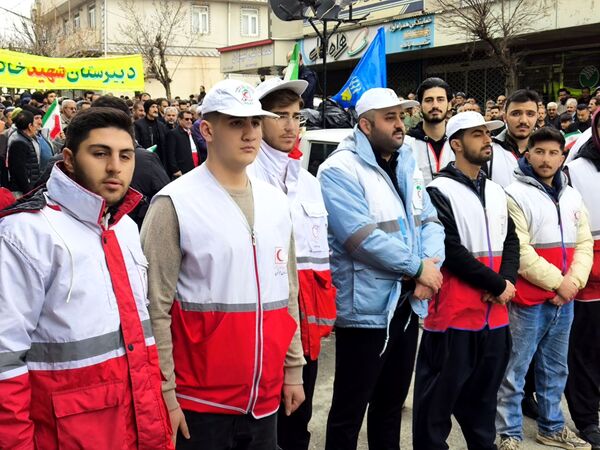 شکوه حضور مردم بانه در راهپیمایی 22 بهمن
