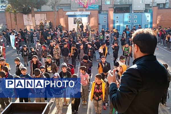 مراسم سوگواری شهادت حضرت فاطمه(س) در مدارس ناحیه 2 بهارستان