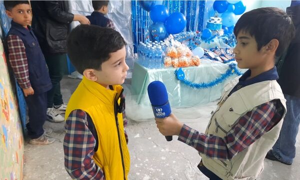 برپایی جشن آب در دبستان سرافراز ناحیه۷ مشهد 