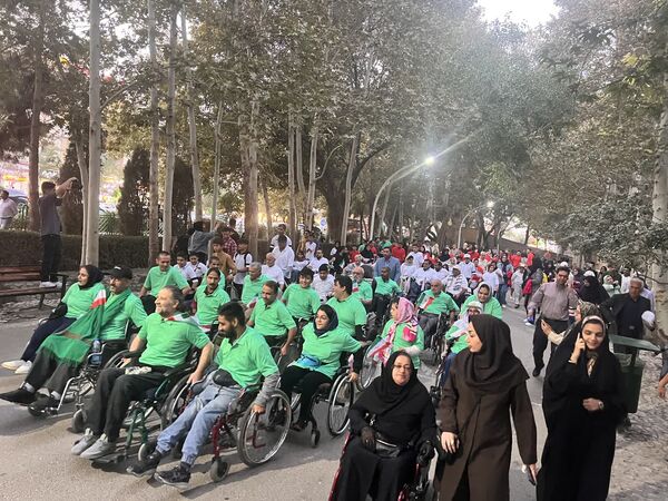 همایش بزرگ ویلچر رانی در جشنواره خانواده ورزش مشهد