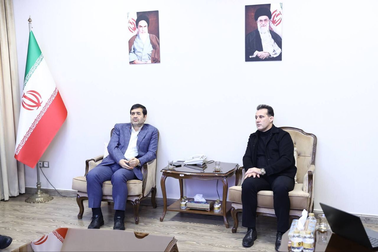 دیدار آرش میراسماعیلی با وزیر ورزش و جوانان
