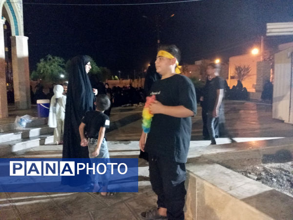 عزاداری هیات انصارالمهدی شهر جعفریه قم در یادمان شهدای گمنام 