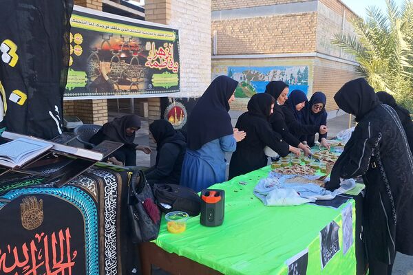مراسم عزاداری حضرت زهرا (س) در دبیرستان دخترانه هیأت امنایی پویش ناحیه ۳شیراز 