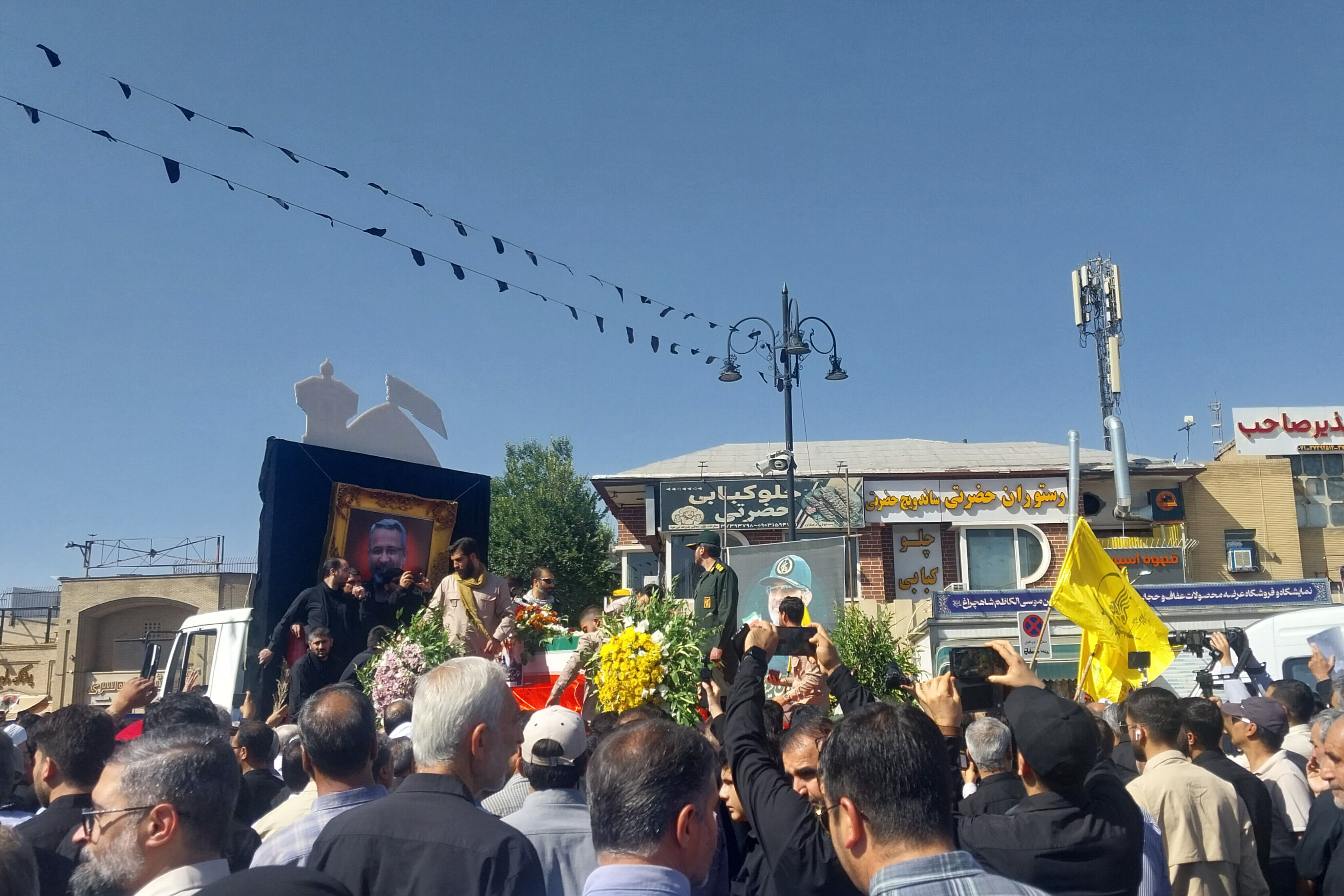 شیراز میزبان پیکر مطهر یکی از سرداران بزرگ انقلاب