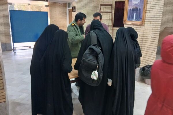 حضور دانش‌آموزان بسیجی در همایش اقتدار بسیجیان شهرستان تفت