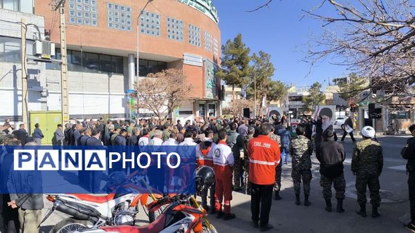 تجدید میثاق با شهدا در گناباد