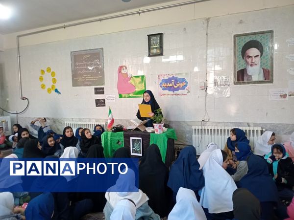 مراسم عزاداری ایام فاطمیه در مدرسه شهید خاقانی شیروان