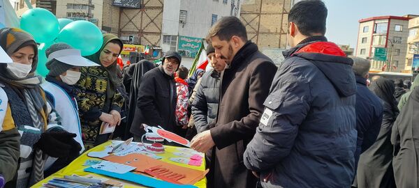 راهپیمایی ۲۲ بهمن در شهرستان قدس  