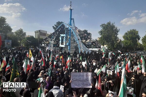 اجتماع سراسری «اقتدار ایران سرافراز» جان فدایان امام رضایی شهرستان ورامین