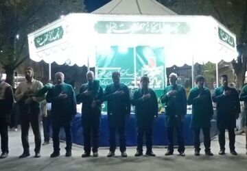 میلاد امام رضا سرور ایران اینبار در بروجن