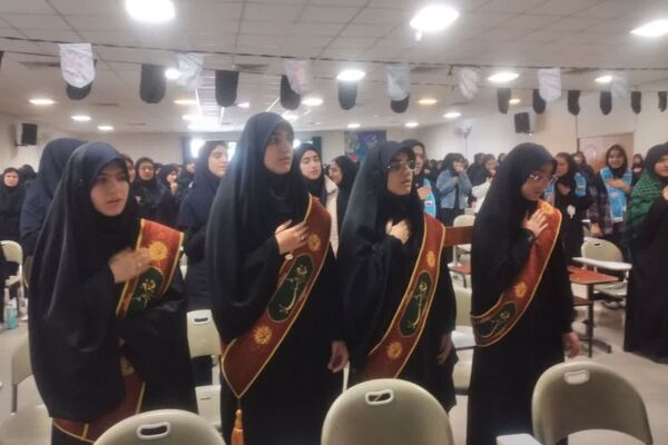 مراسم ایام فاطمیه و موکب فاطمی در دبیرستان علامه اقبال 