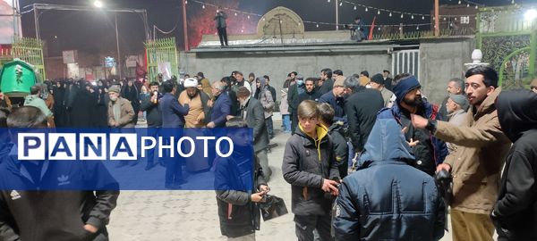 مراسم تشییع نمادین فاطمه زهرا(س)  در مسجد محمد رسول الله(ص) شهرستان شیروان