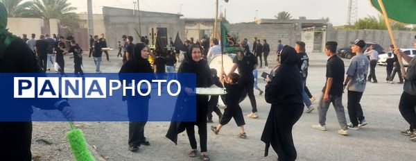 مراسم عزاداری امام حسین‌‌(ع) در روستای باغات