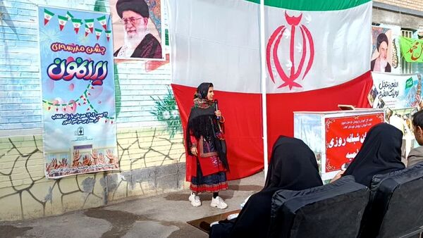 جشن باشکوه و پرشور ایرانمون در آموزشگاه دخترانه فاطمیه شهر کلات 
