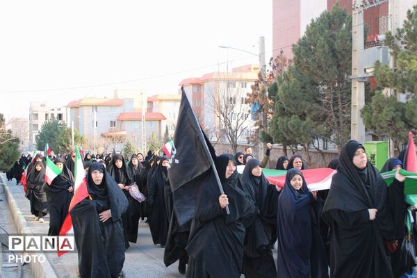 اجتماع خونخواهان و منتقمین شهادت حضرت آیت الله الامام شهید سید علی خامنه ای در پردیس