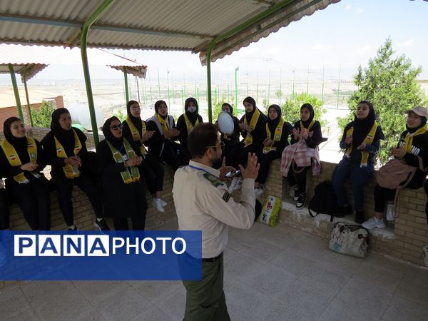 اردوی تمشک دختران بجنورد در اردوگاه شهید چمران 
