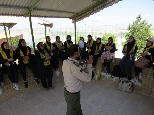 اردوی تمشک دختران بجنورد در اردوگاه شهید چمران 