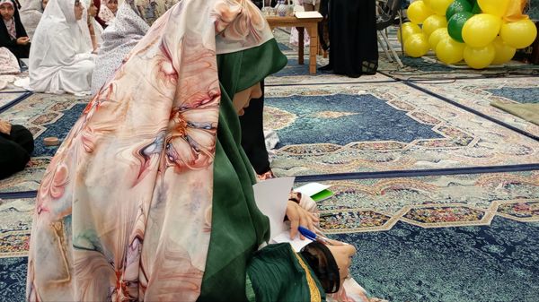 اولین روز اعتکاف دانش‌آموزی ناحیه 2 کرج و شهرستان فردیس