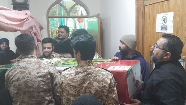 شهید گمنام مهمان محله الهیه شد