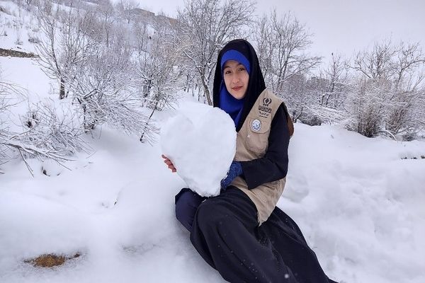 برف بارید و خدا پاکی خود را به شهر زیبایی بار هدیه کرد